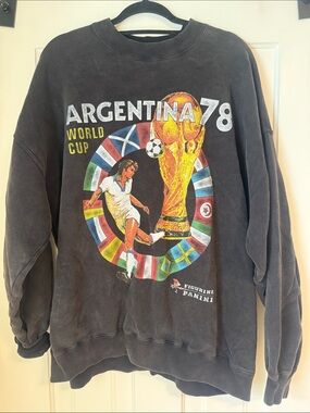 Argentina 78 World Cup Graphic Sweatshirt - Black